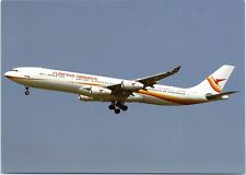 Surinam Airways - A340-311 - 4x6 Airplane Postcard- PZ-TCP picture