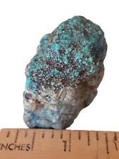 Turquoise Seafoam Blue Diamond w/Pyrite 1.3 oz. 41.3 gr Unique Piece MAKE OFFERS picture