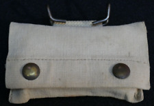WWII US Army USMC M1910 First Aid Bandage Pouch 'JQMD 1942' & Carlisle - Unused picture