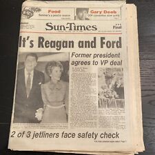 Original July 17, 1980 Chicago Tribune “It’s Reagan and Ford” “mistake” picture