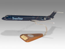 McDonnell Douglas MD-80 Transtar Solid Mahogany Wood Handcrafted Display Model picture