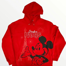 Disney Parks Disneyland Paris Eiffel Tower Mickey Pullover Hoodie M picture
