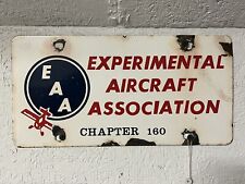 EAA Experimental Aircraft Association PORCELAIN LICENSE Plate Topper Cessna Rare picture