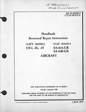 417 Page 1957 Grumman HU-16 UF-1 SA-16A Albatross Structural Repair Manual on CD picture