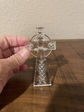 Waterford Crystal Celtic Cross Ornament Signed *Mint* picture
