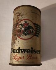 1946 Budweiser Steel Flat Top Beer Can ST Louis MO Anheuser Busch Empty picture