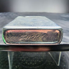 Vintage 1975 Zippo Lighter Rare, Collectible, Brushed Chrome, USA Made 🔥🇺🇸 picture