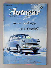 The Autocar March 16 1956 Original British Car Magazine UK Vintage Car Issue  picture