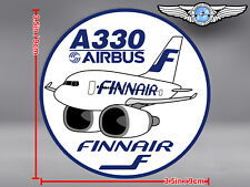 2x FINNAIR PUDGY AIRBUS A330 A 330 DECALS / STICKERS picture