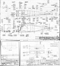 DE HAVILLAND BEAVER BLUEPRINT PLANS DHC-2 L-20 U-6 detailed factory drawings picture