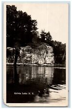 1928 View Of Sylvia Lake New York NY RPPC Photo Posted Vintage Postcard picture