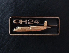 Antonov An-24 Aviation Airplane Aircraft Aeroflot Soviet Pin Badge USSR picture