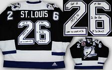 MARTIN ST. LOUIS SIGNED TAMPA BAY LIGHTNG 2004 STANLEY CUP JERSEY ADIDAS BAS COA picture