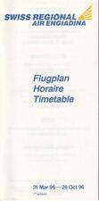 Air Engiadina timetable 1996/03/31 picture