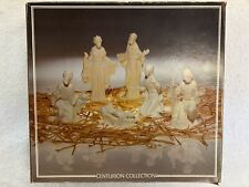 Centurion Collection 6-Piece Bisque Nativity Set Christmas Family Orig Box picture