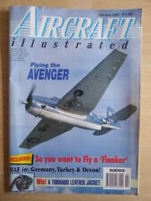 AIRCRAFT ILLUSTRATED 2/1993 GRUMMAN AVENGER SU-27 FLANKER BAE 146 FLIGHT COUNTS picture