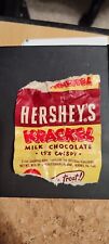 Vintage 1954 Hershey's Krackel wrapper - Partial/Ripped - Hard To Find Design picture