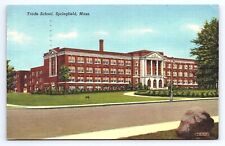 Postcard Trade School Springfield Massachusetts Curt Teich Co. picture