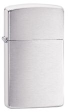 Zippo Slim Brushed Chrome Windproof Lighter, 1600 picture