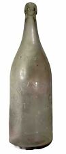 Antique 1800’s Glass Bottle 1/2 Gallon Pittsburgh Pa NO H Crystal Water Co RARE picture