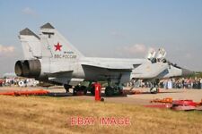 PHOTO  AEROPLANE MIKOYAN MIG-31BM FOXHOUND 'RF-92379 / 93 BLUE' OPERATED BY 4.GT picture