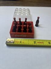 Vintage Mini Coca Cola 12pk case bottles Miniature picture
