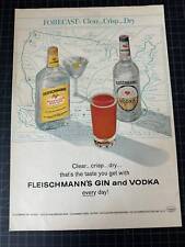 Vintage 1960s Fleischmann’s Gin Print Ad picture