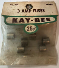 Kay-Bee 3 Amp Fuses Ho Scale Model Train Accessories picture