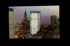 Postcard NY 1968 New York City Pan Am Building Vtg Photo View E1 picture