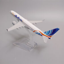 Air Fly Dubai Boeing B737 Airlines Airplane Model Plane Alloy Aircraft 16cm picture