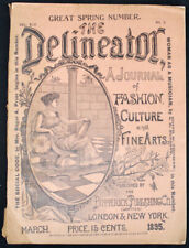 Original March 1895 The Delineator Fashion Magazine Spring Number picture