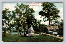 Springfield OH-Ohio, Scenic Views of Snyder Park, Vintage Souvenir Postcard picture