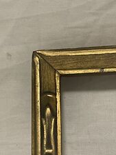ANTIQUE FITs 4”x6” CARVED GOLD GILT ARTS & CRAFTS PICTURE FRAME picture