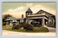 Kennebunkport ME-Maine, Casino, Exterior, Vintage Postcard picture
