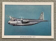 Douglas Model DC5 1940 Wings Modern Airplanes No Letter Series Card #46 picture