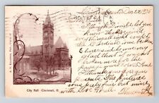 Cincinnati OH-Ohio, City Hall, Exterior, Building, Vintage Postcard picture