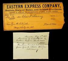 1868 Eastern Express Co. George Chick, Fire Dept Bangor Me, Charles P Tenney picture