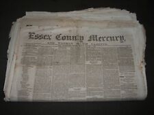 1871 ESSEX COUNTY MERCURY NEWSPAPER LOT OF 49 - SALEM MASSACHUSETTS- NP 2878 picture