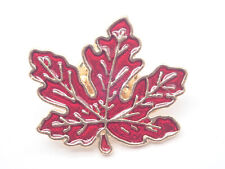 Leaf Autumn Fall Red Lapel Pin picture