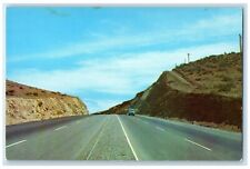 c1960 San Augustine Pass Classic Car Road Alamogordo New Mexico Antique Postcard picture
