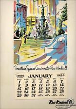 1956 Advertising Calendar 