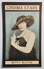 1924 Big Gun (Teofani) Cinema Stars Silent Film Large Card #11 Betty Blythe picture