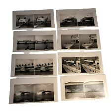 Vintage Stereoscope Cards Lot Dornier-Flugschiff Do X Plane 1930s History LI008 picture