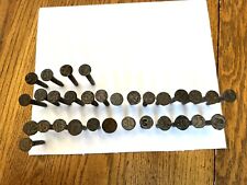 Lot of 31 1909-1967 Railroad Tie Date Nails picture