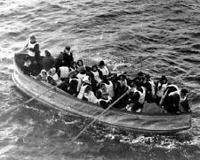 Photo taken from the Carpathia of life boats from the Titanic 8