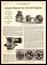 1919 Liberty Electric Starters For Navy Aircraft Engines Photos Article Print Ad picture