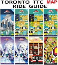 TTC 🚌🚇🚋 Ride Guide Map 2017-2020 Toronto Downtown Subway Bus Streetcar Tram picture