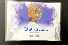Star Wars Masterwork Autograph TIYA SIRCAR As SABINE WREN Card # MAB-TS picture