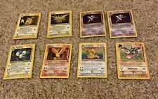 Lot 8 Pokémon Fossil Holo Mint From Pedigreed Cltion Raichu, Dragonite, Moltres picture