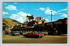 Jackson WY-Wyoming, The Old West Lives On, Old West Town, Vintage Postcard picture